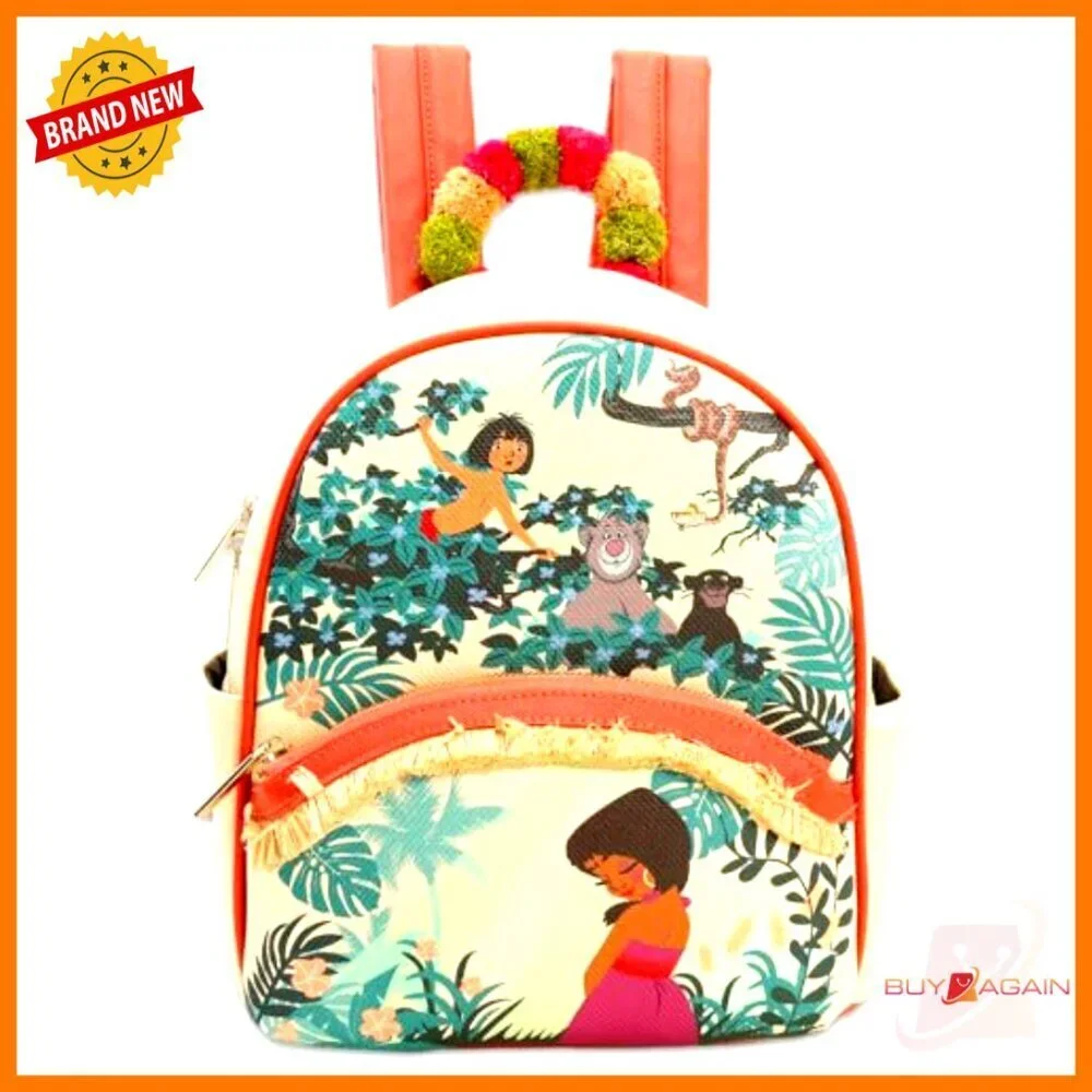 Mini Leather Backpack for Women, 12-Inch Fashion Purse with Tattoos Bundle